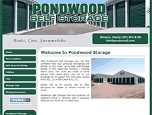 Tablet Screenshot of pondwood.com